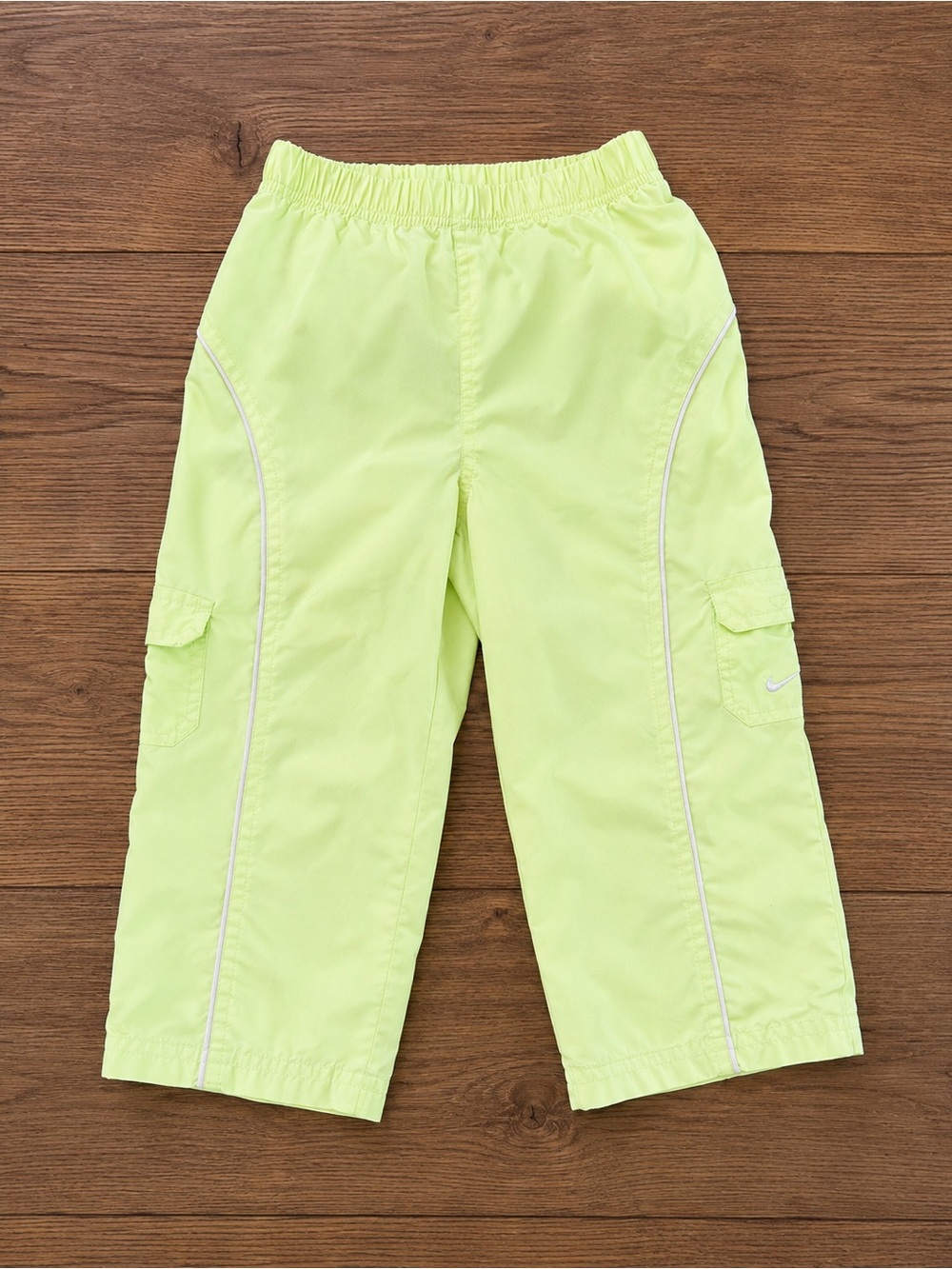 Nike Kids Light Yellow Cargo Track Pants